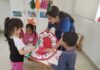 Jardín infantil JUNJI promueve la salud bucal con material reciclado
