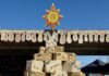 En jardín infantil JUNJI “Capullito” arman árbol navideño con 878 cajas de cartón