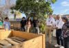 Reactivan huerto colibrí de la unidad de cuidados paliativos del hospital de Arica